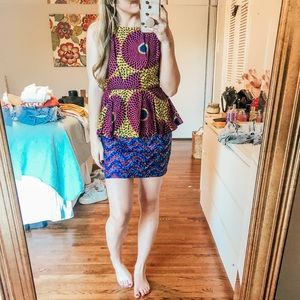 Suakoko Betty African Print Dress Size 8